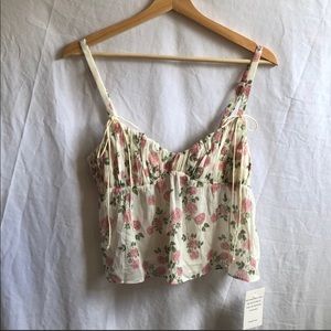 For Love & lemon floral tank top size M women top